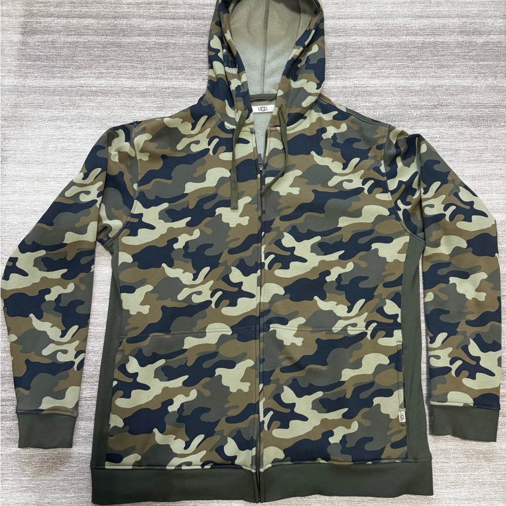 UGG Camouflage Zip-Up Hoodie